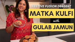 Matka Kulfi with Gulab Jamun | Malai Kulfi Fusion Dessert (Eggless) screenshot 1
