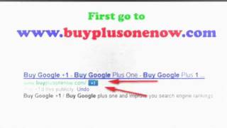 Buy Google +1 - Buy google plus one votes and increase your search engine rankings