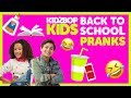 Back To School Pranks with Ahnya & Shane from The KIDZ BOP Kids