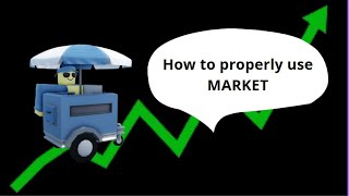 How to properly use market in Tower Blitz