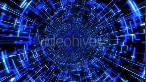 Digital Technology Tunnel | Background Animation Video