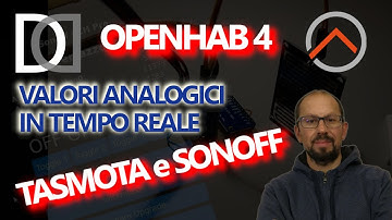 OPENHAB 4: Light and Rain Sensors -  Read analog data with TASMOTA, SONOFF 4CH and ADS1115