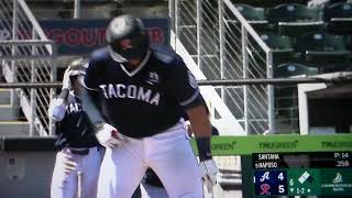 Tacoma C Nick Reposo Hits 3 Run Home Run Vs. Reno, 81126