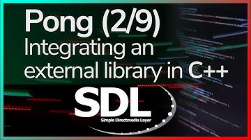 Pong (2/9) - Integrating an External Library in C++ (VS Code) - C++/SDL2 - GPS 1.2 - Urdu/اردو