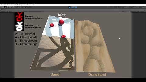 Tracks and Footprints Demonstration - Tracks on the Surfaces