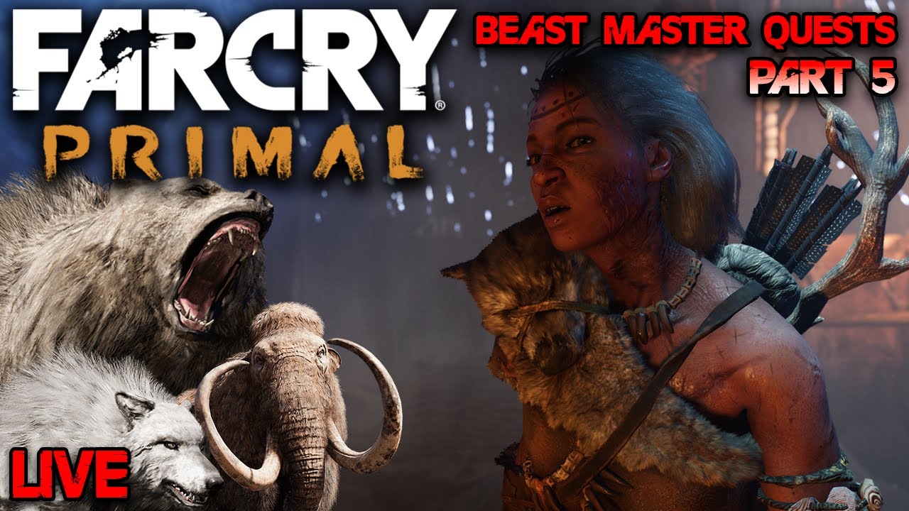 FAR CRY PRIMAL BEAST MASTER QUESTS! (SURVIVOR DIFF) - YouTube