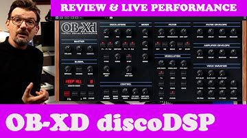 Oberheim OB-X Disco DSP Synthesizer REVIEW & LIVE PERFORMANCE by @AGDugros