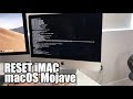 How to restore reset a imac to factory settings  macos mojave