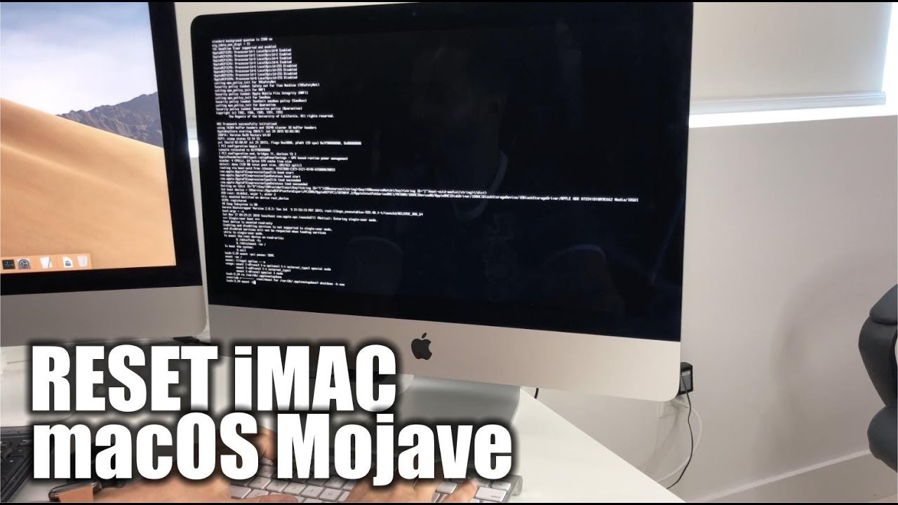 how to restore imac to factory settings without password