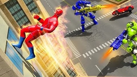 New Grand Fire Robot Hero Fighting | Amazing Flying Robot Android GamePlay | By Game Crazy