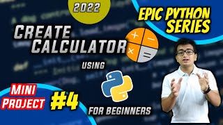 [Hindi] How to Create a Calculator in Python (2022)|| #4 Epic Python Series #EPICPY @conquerworld_in