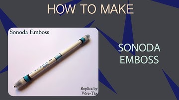 SONODA EMBOSS MOD Tutorial [ Pen Modding ]