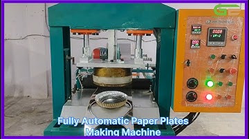 Fully Automatic Hydraulic Wrinkle Paper Plate Making Machine