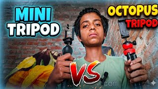 Mini Tripod vs Octopus Tripod: Best Kaun Hai? 🤔 | Budget Tripod Review #minivlog ##vlog ##viral 