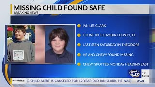 VIDEO: Missing 12-year old boy found safe