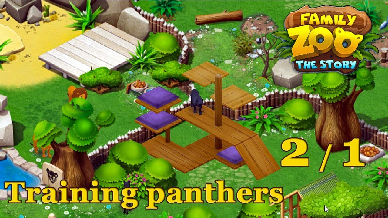 Family Zoo The Story Training Panthers level 2 / 1