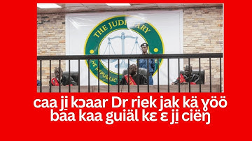 nɛɛ dr riek machar go̠o̠r kɛ duel wa̱l kɛ ɣöö ŋotdɛ bɛc pua̱ny kiɛn 22/10/2025