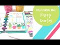 Mini Plan With Me | Happy Quotes