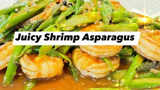 How to Make Juicy Shrimp Asparagus Stir Fry | Easy Recipe