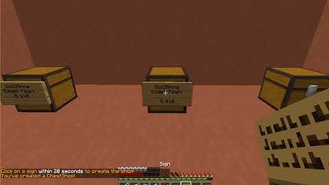 StrongCraft - Chest Shop (Tutorial)