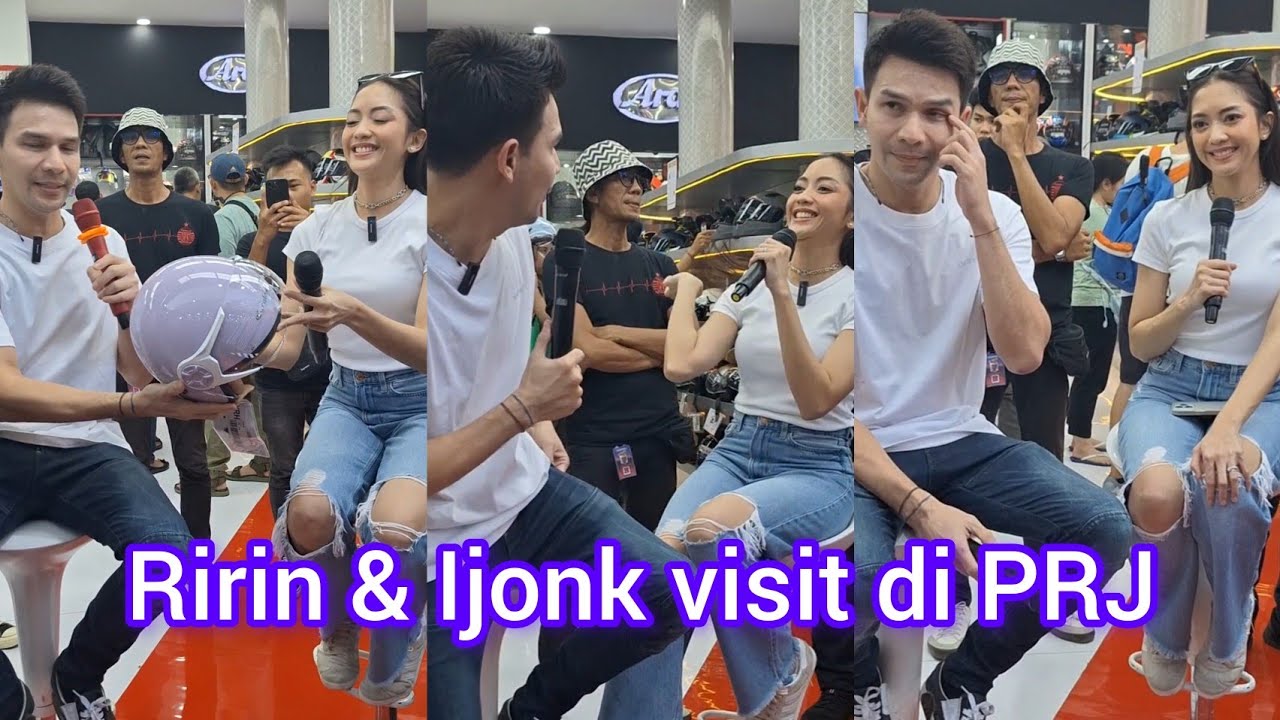 Ririn & Ijonk hadir PRJ promosi helm