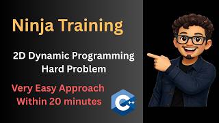 Geeks training 2 D Dp Problem Hard To Easy