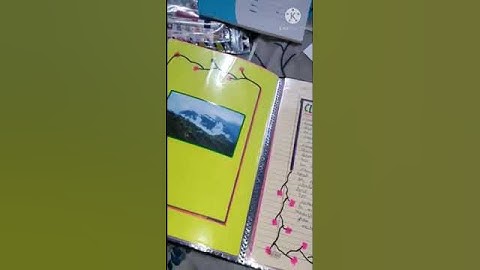 SIKKIM Science art integrated project Class 10th