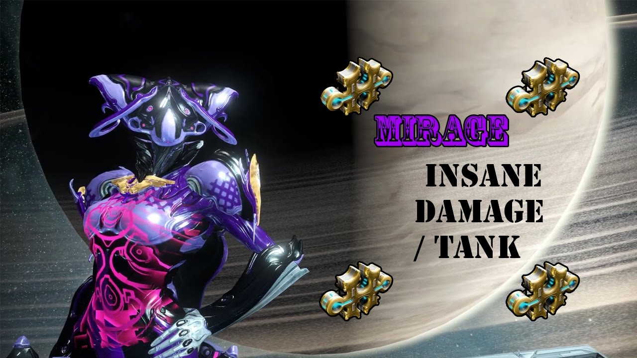 Warframe // Build //Mirage - Insane Damage - Tank {4 Forma} // Pillow_WF