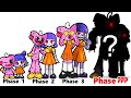 FNF comparison Battle Playtime Kissy Missy VS Squid Game Doll-ALL Phases of fnf Characters Animation