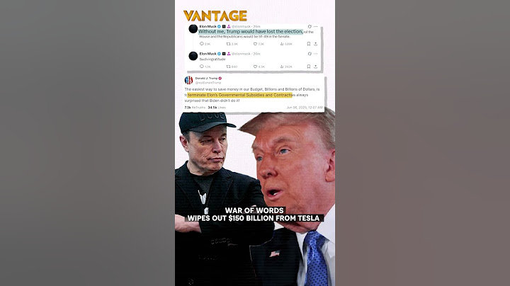 Trump contro Musk: Tesla subisce un colpo da 150 miliardi di dollari | Vantage con Palki Sharma |...