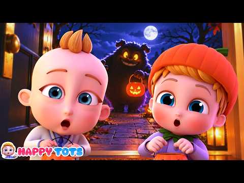 Halloween Songs for Kids 👻 Spooky Monsters & More | Happy Tots Nursery Rhymes