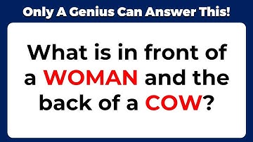 ONLY A GENIUS CAN ANSWER THESE 10 TRICKY RIDDLES | Riddles Quiz With Answers