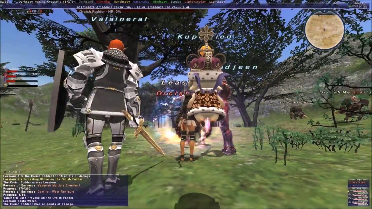 Final Fantasy XI WHM Leveling 2 YouTube