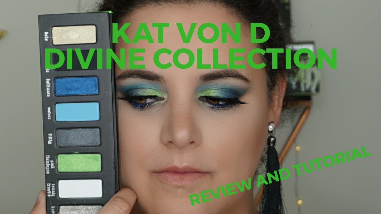 KAT VON D | DIVINE COLLECTION review and tutorial - YouTube