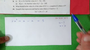 Q.9, Ex.10.2 Chapter:10 Algebraic Expressions | New Ncert Maths Class 7 | Cbse