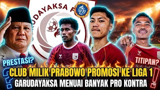 😱 NICKNAMED MBG FC!! Prabowo's Garudayaksa club has officially been promoted to the Super League ...