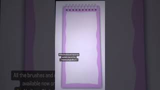 ✨How to design digital note pads in PROCREATE✨ screenshot 2
