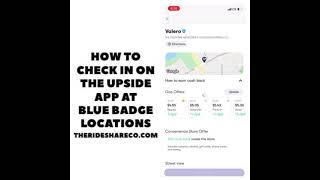 How to check in on the upside app at blue badge locations screenshot 3