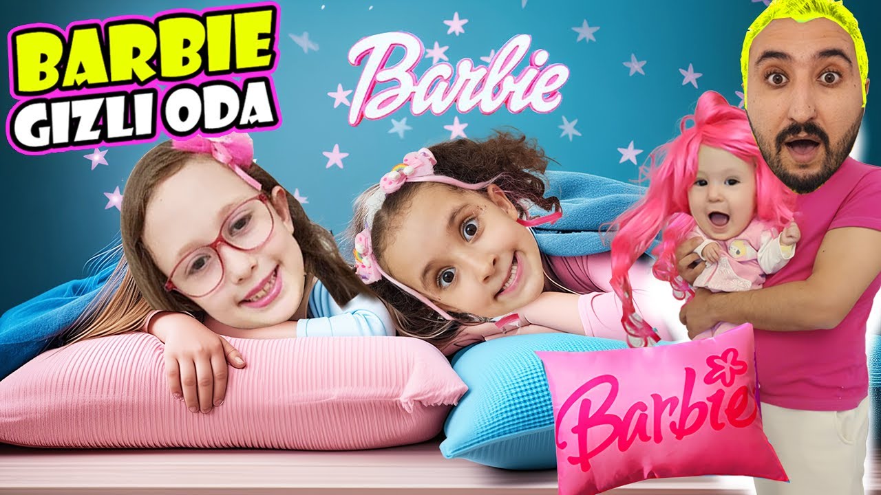 BARBİE GİZLİ ODA YAPTIK !! GÖKHAN SARI PERUK TAKTI !! BAHAR BANU ALYA !!