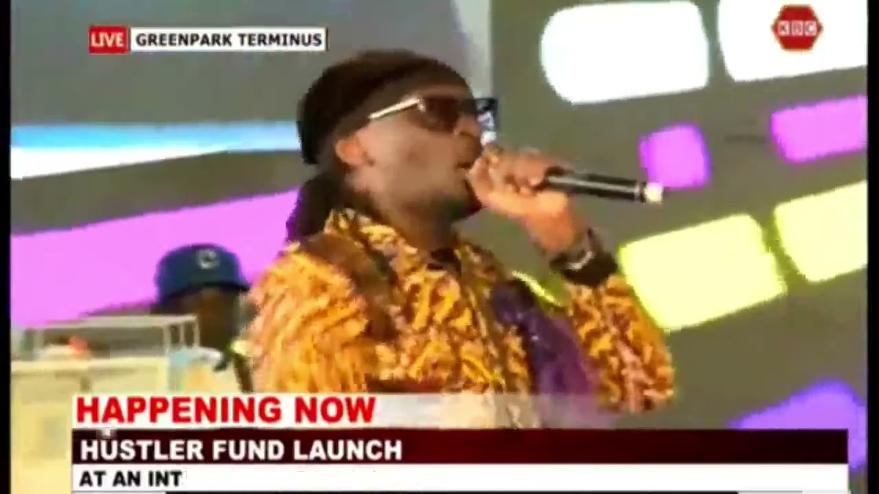 NAMELESS STEALS RUTO'S DAY BY HIS GREAT PERFORMANCE DURING THE LAUNCH OF HUSTLERS FUNDS!!