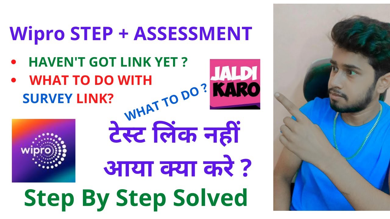 WIPRO STEP PLUS ASSESSMENT | WIPRO ASSESSMENT LINK NOT RECEIVED | What ...