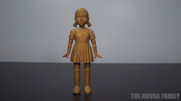 Making The Doll From Squid Game - 3D Printer