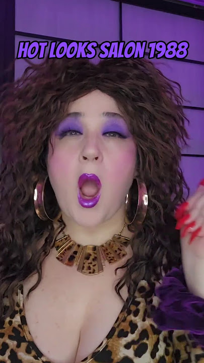 Hot Looks Salon 1988! #salon #hairstylist #80s #80saesthetic #charactercomedy