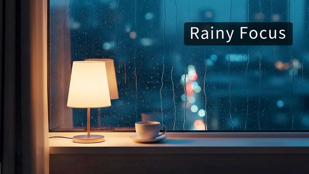 Rainy Window at Midnight | Soft Mug