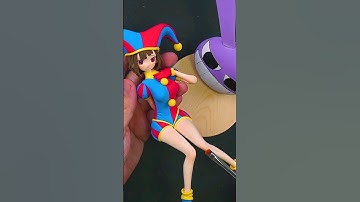 Pomni 💕 The Amazing Digital Circus | Making Anime style clay art doll