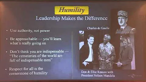 Berges Lecture Series: Leadership Traits by Donald...