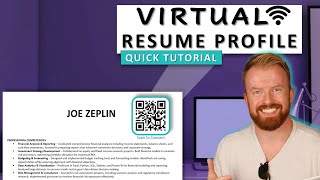 Famous How To Add A QR Code To Resume | About Me | Digital Resume Wealth