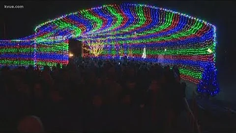 Opening night for the Austin Trail of Lights