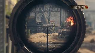 Call of Duty WW2 Sniper Fury kill