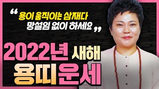 2022년 용띠 신년운세 (35세 47세 59세 용띠운세) 용이 움직이는 삼재다!? 망설임 없이 해보세요~ …